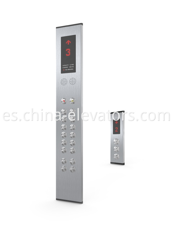 12 paradas COP ELEVADOR DEL PASAJE COMO CON INDICADOR DE PANTALLA DE MATRIX DE DOT 12 Stops Passenger Elevator COP with Dot Matrix Display Indicator